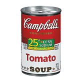 Campbell's&nbsp;&nbsp;tomato condensed soup, 25% less sodium Full-Size Picture